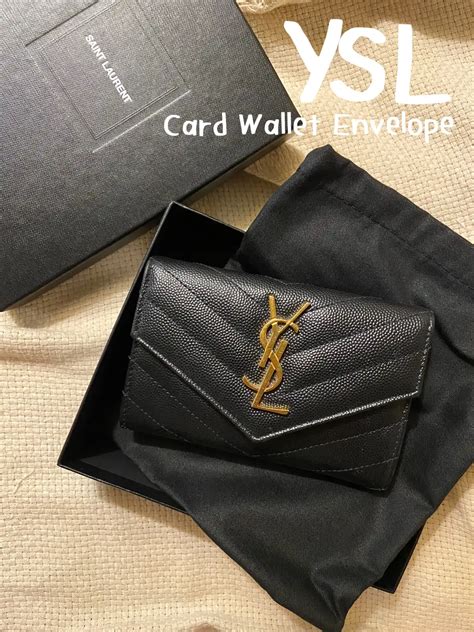 ysl card wallet envelope|ysl wallet nordstrom.